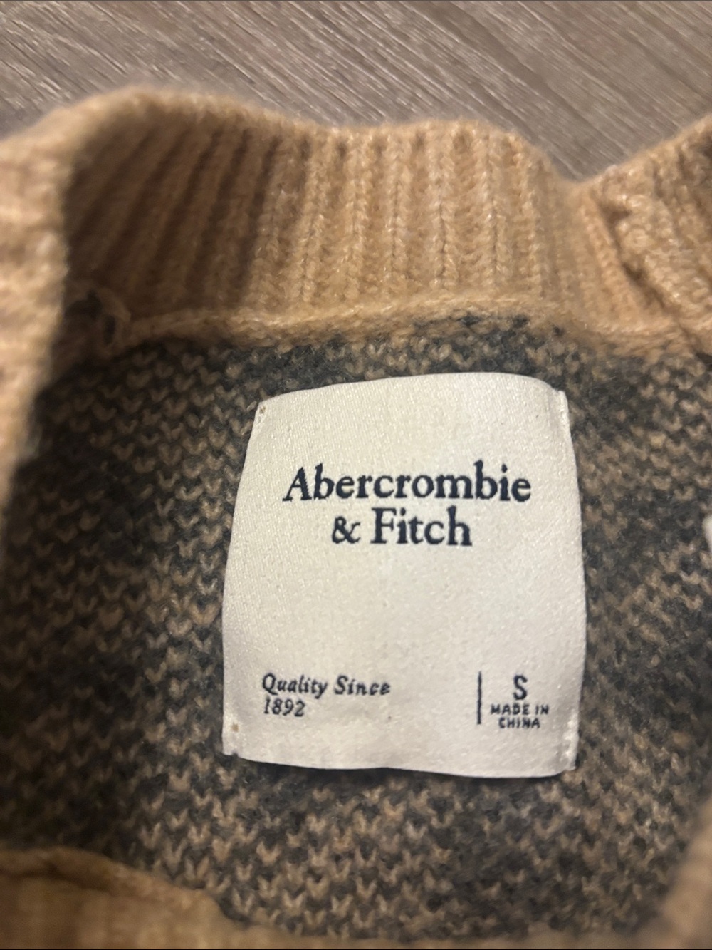 Abercrombie & Fitch Madeline Leopard Print Oversized Crew Neck Sweater - Picture 6 of 13